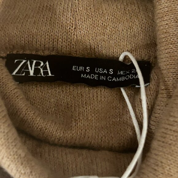 NWT Zara Turtleneck Tunic, size S - Picture 7 of 8